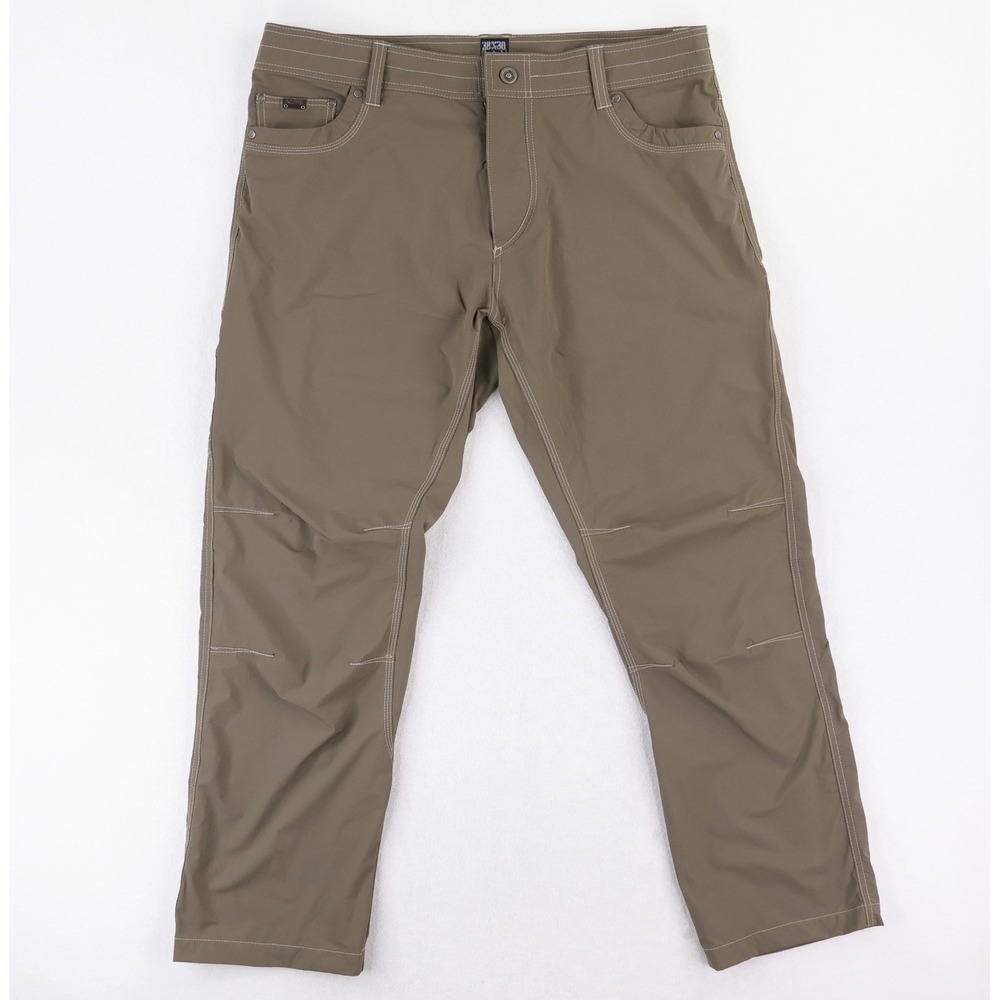 Kuhl Renegade Pant Mens 38x30 Brown Technical Hiking Outdoor Stretch Utility